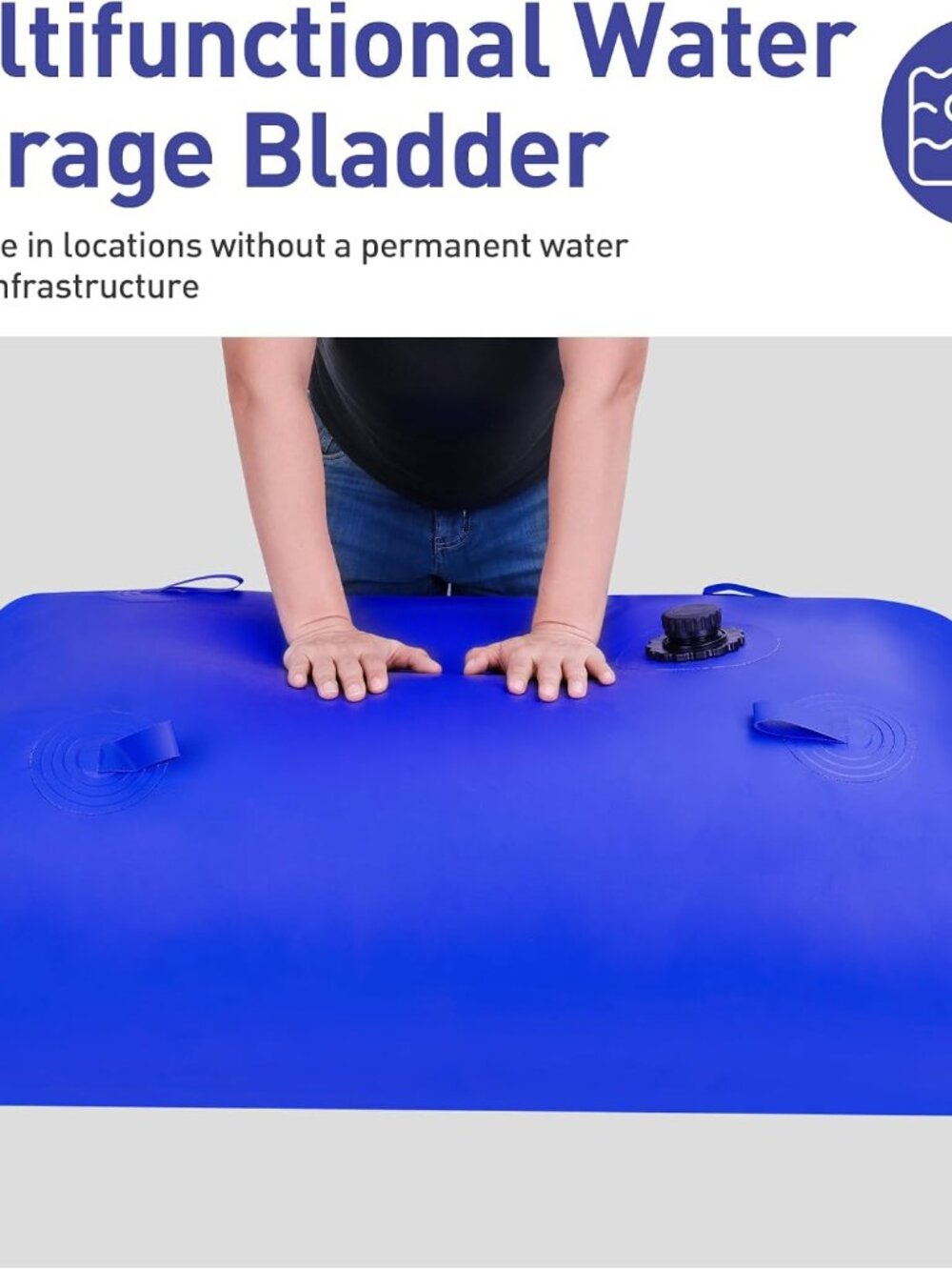 Foldable Water Bladder – Emergency Water Storage Tank(1 Pack)